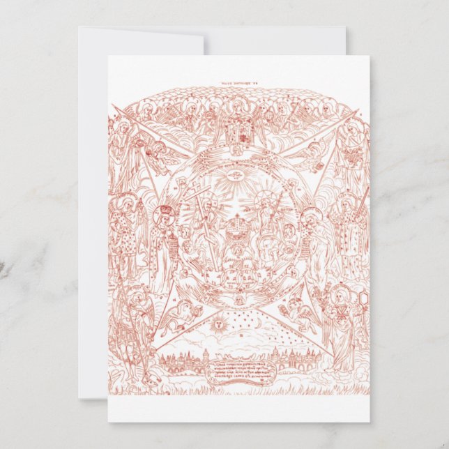 Convite Santíssima Trindade em Glória (Frente)