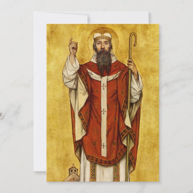 Convite Santo Bonifácio de Mainz - Padroeiro dos Educadore (Frente)