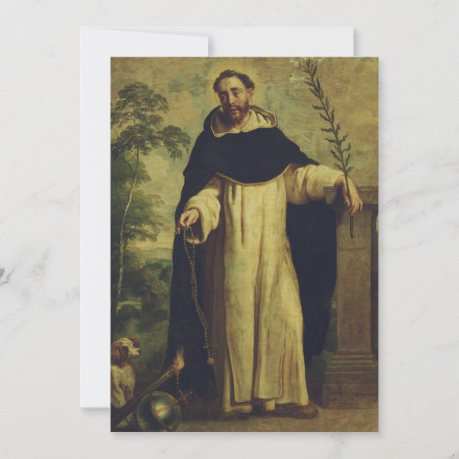 Convite Santo Dominic de Guzman (Frente)