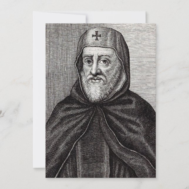 Convite Santo Ephrem, teólogo cristão sírio (Frente)