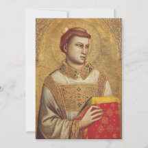 Santo Estêvão por Giotto Reprodução de Arte Fina