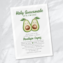 Santo Guacamole, é o Chá de fraldas dos Gêmeos