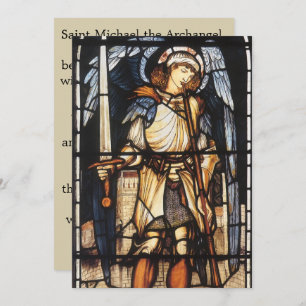 Convite Santo Michael por Sir Edward Coley Burne-Jones