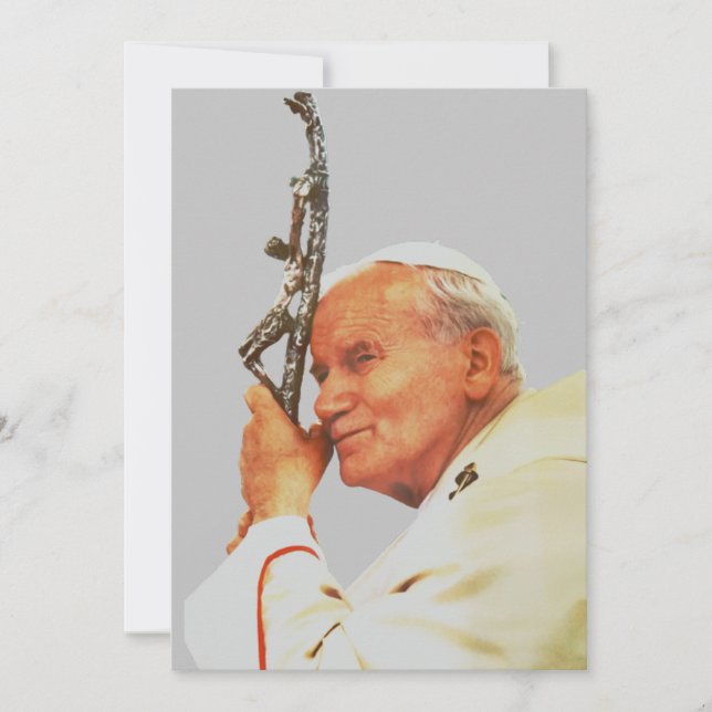 Convite Santo Papa João Paulo II (Frente)