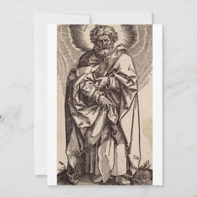 Convite Santo Philip, o Apóstolo Jesus discípulo (Frente)