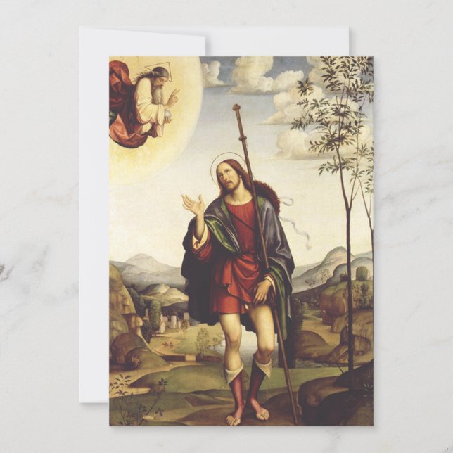 Convite Santo Roch por Francesco Francia (Frente)