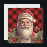 Convite Santo Santa Claus Nicholas Natal<br><div class="desc">Traga-se para o charme de ontem com esta ilustração de Papai Noel inspirada! Nick adorava um chapéu vermelho festivo, pintado de branco e embelezado com as palavras brilhantes "Acredite"! Perfeito para entusiastas de férias, este trabalho de arte eterno capta a espiral do Natal, fazer-o um impressão ideal para ocasiões festivas....</div>