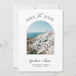 Convite Santorini Casou Salve a Data