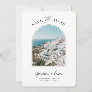 Convite Santorini Casou Salve a Data