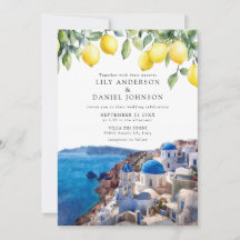 Santorini Grécia Limões Casamento