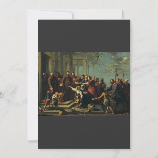 Convite São António de Pádua por Willem van Herp (Frente)