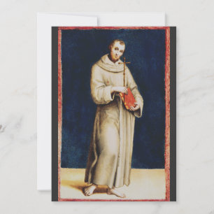 Convite São Francisco de Assis por Rafael Arte Renascentis