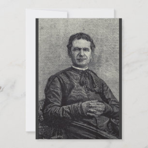 Convite São João Bosco Padroeiro da Juventude Arte Católic