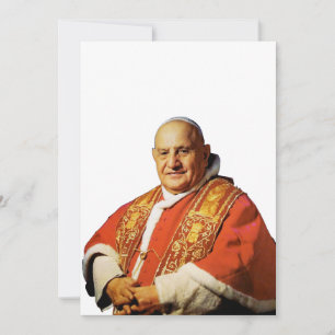 Convite São Papa João XXIII chefe da Igreja Católica