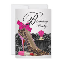 Sapatênis de Salto Alto Leopardo Rosa Aniversário