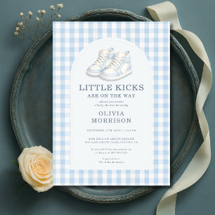 Convite Sapatênis Little Kicks Chama de Bebê