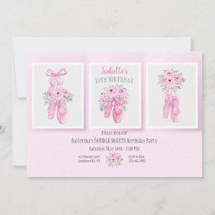 Convite Sapatilhas de Ballet