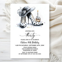 Sapatos de Salto Alto com Bolinhas para Aniversári