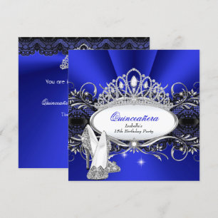Convite Sapatos de Salto Alto QUINCEANERA Tiara de Diamant