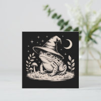 Sapo Bruxo Vintage Halloween Goblincore