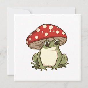 Convite Sapo de cogumelos