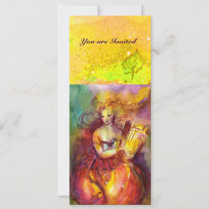 Convite SAPPHO, DANÇA, MÚSICA E POESIA, faíscas Douradas