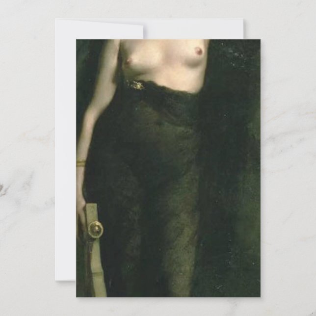 Convite Sappho Por Charles Auguste Mengin (Frente)