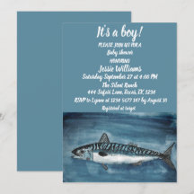 Sarda-branca sob o mar Blue Baby Boy