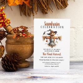 Convite Sassustrow Samhain Harvest Festa de Halloween