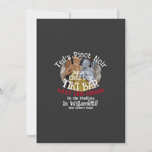 Convite Satã Pinot Noir Chili Dog Tiki do Ted