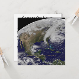 Convite Satélite do furacão Sandy