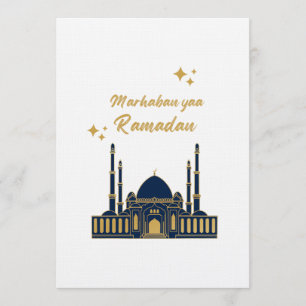 Convite Saudação Chic Moderna Minimal do Ramadão