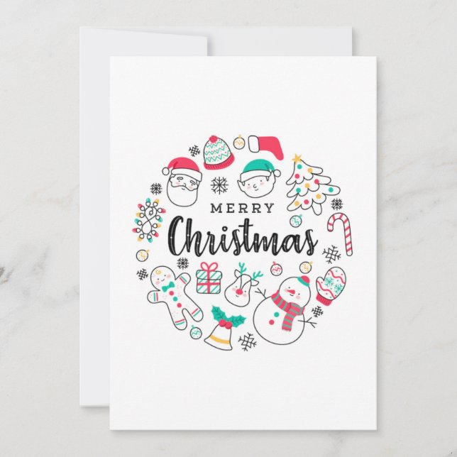 Convite Saudações de Natal (Frente)