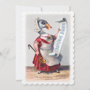 Convite Saudações do Ganso Feriado