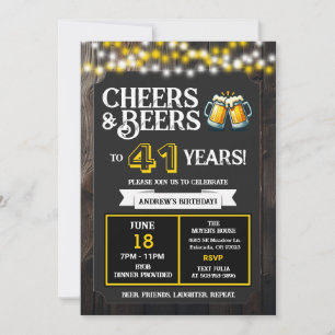 Convite Saudações e Cervejas pelos 41 Anos de Festa de Ani