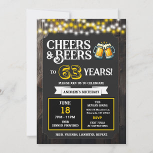 Convite Saudações e Cervejas pelos 63 Anos de Churrasco de
