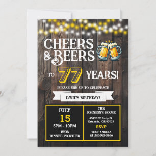 Convite Saudações e Cervejas pelos 77 Anos de Churrasco de