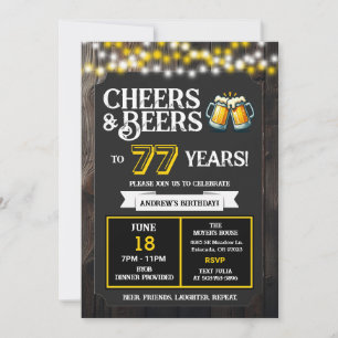 Convite Saudações e Cervejas pelos 77 Anos de Churrasco de