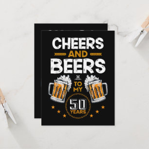 Convite Saudações e Cervejas pelos Meus 50 Anos