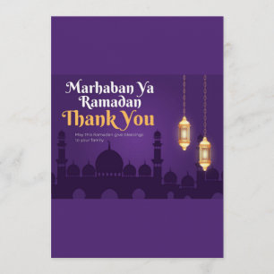 Convite Saudações Elegantes de Ramadan - Dourado Ramadan K