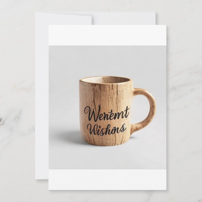 Convite Saudações Mais Quentes: Caneca da Oficina de Madei (Frente)