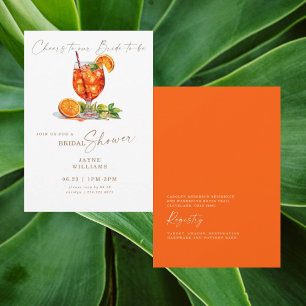 Convite Saúde à Nossa Noiva Aperol Spritz Noiva II