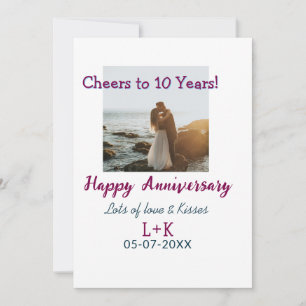 Convite Saúde aos 10 anos feliz aniversário adicione dados