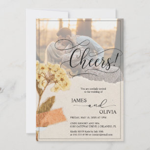 Convite Saúde! Casamento Russo Personalizado