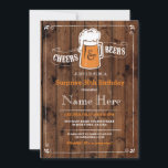 Convite Saúde e Cervejas Festa de aniversário qualquer con<br><div class="desc">As torcida russas e as cervejas convidam a festa de aniversário. Perfeito para qualquer festa de aniversário etária. SIMPLESMENTE MUDE O TEXTO PARA SE ADAPTAR À SUA FESTA. Impressão traseiro incluído</div>