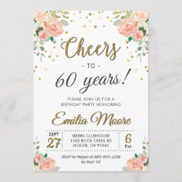 Convite Saúde para 60 anos mulheres quentes Festa de anive