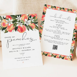 Convite SAVANNAH, Onde Meus Pêssegos Na Bachelorette