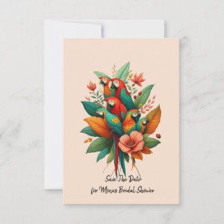 Convite Save the Date Bridal Shower