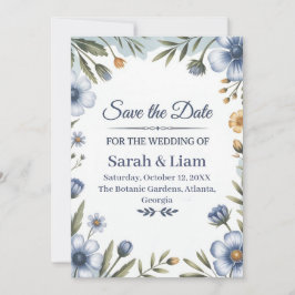 Convite "Save the Date" Elegant Wedding Invitation