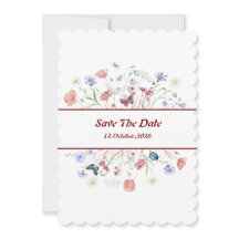 "Save The Date" Floral